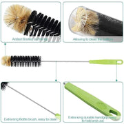Long Bottle Cleaning Brush 40cm Nylon Wine Water Thermos Jar Scrubber V528-BOTTLEBRUSH-421430