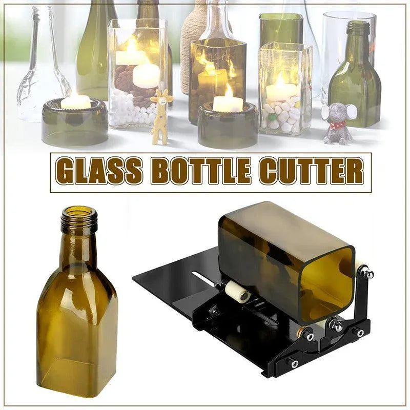 Glass Bottle Cutter Tool for Round and Square Bottles DIY Cutting Kit V528-BOTTLECUTTER-156636