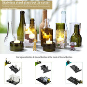 Glass Bottle Cutter Tool for Round and Square Bottles DIY Cutting Kit V528-BOTTLECUTTER-156636