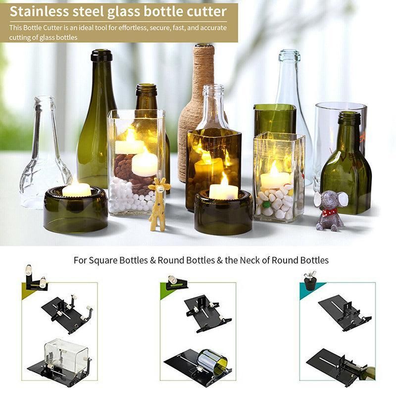 Glass Bottle Cutter Tool for Round and Square Bottles DIY Cutting Kit V528-BOTTLECUTTER-156636