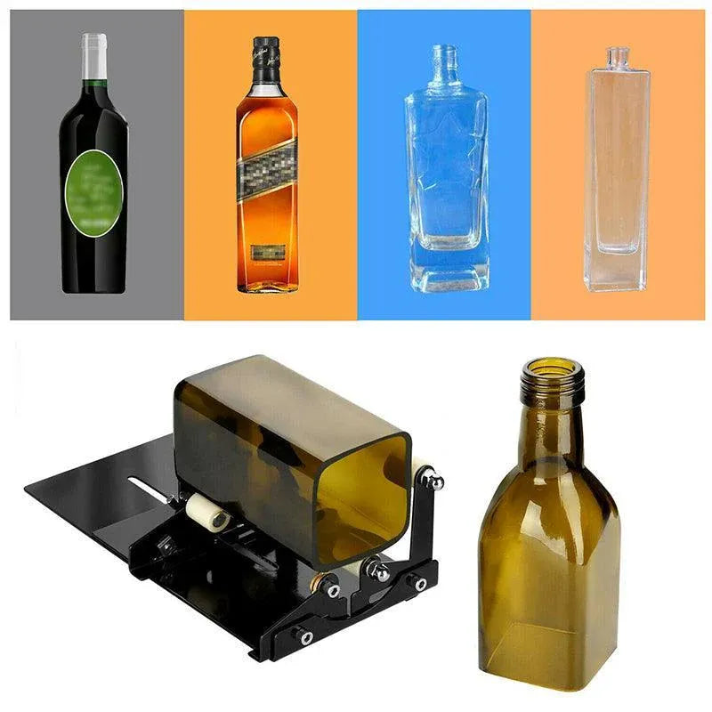 Glass Bottle Cutter Tool for Round and Square Bottles DIY Cutting Kit V528-BOTTLECUTTER-156636