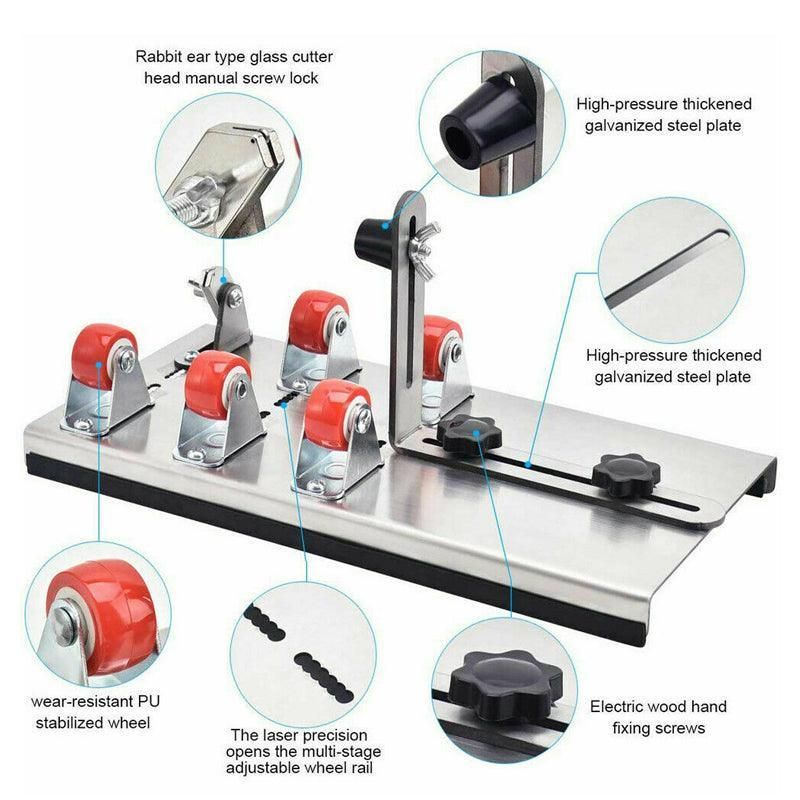 Glass Bottle Cutter Cutting Tool Upgrade Version Square & Round Bottle Cutter Au V528-BOTTLECUTTER-944017