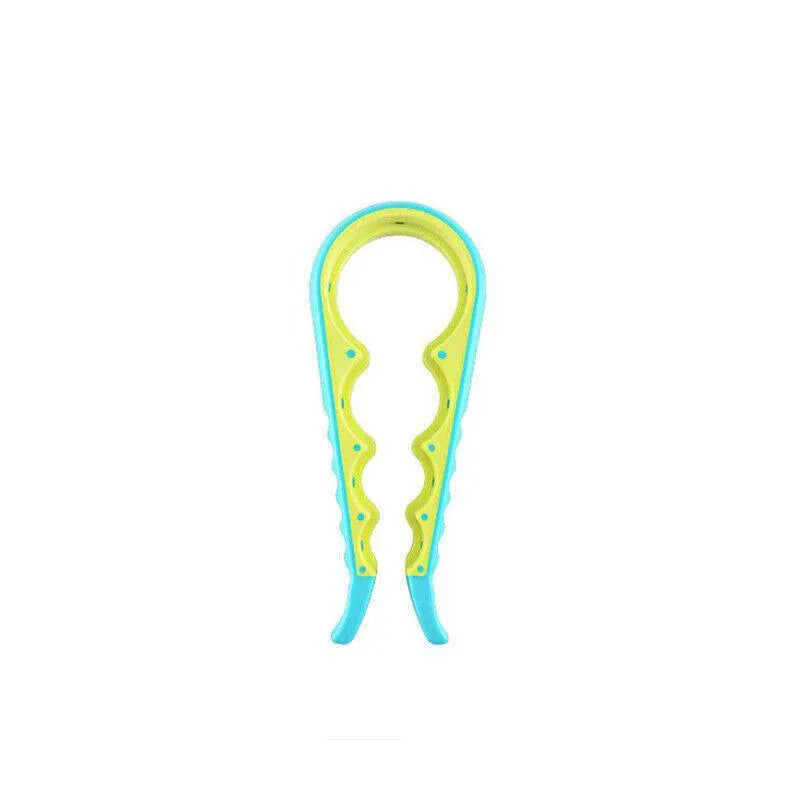 Silicone Jar Can Opener Multi-Purpose Lids Cap Arthritis Bottle Opener Easy Grip - Blue V528-BOTTLEOPENER-BLUE-89637