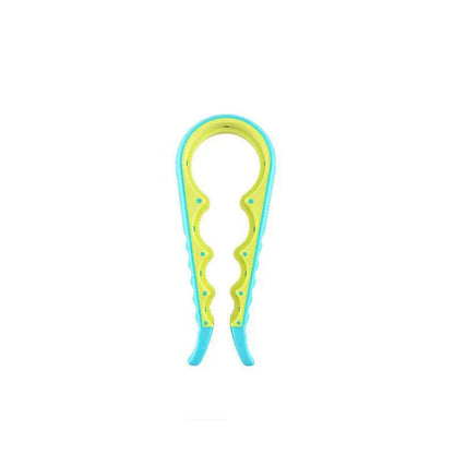 Silicone Jar Can Opener Multi-Purpose Lids Cap Arthritis Bottle Opener Easy Grip - Blue V528-BOTTLEOPENER-BLUE-89637
