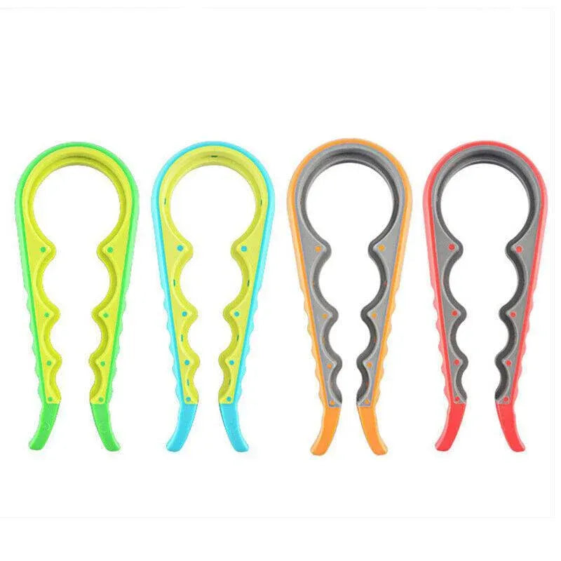 Silicone Jar Can Opener Multi-Purpose Lids Cap Arthritis Bottle Opener Easy Grip - Blue V528-BOTTLEOPENER-BLUE-89637
