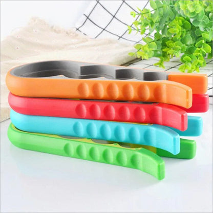 Silicone Jar Can Opener Multi-Purpose Lids Cap Arthritis Bottle Opener Easy Grip - Blue V528-BOTTLEOPENER-BLUE-89637