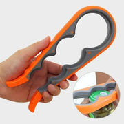 Silicone Jar Can Opener Multi-Purpose Lids Cap Arthritis Bottle Opener Easy Grip - Blue V528-BOTTLEOPENER-BLUE-89637