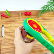 Silicone Jar Can Opener Multi-Purpose Lids Cap Arthritis Bottle Opener Easy Grip - Blue V528-BOTTLEOPENER-BLUE-89637