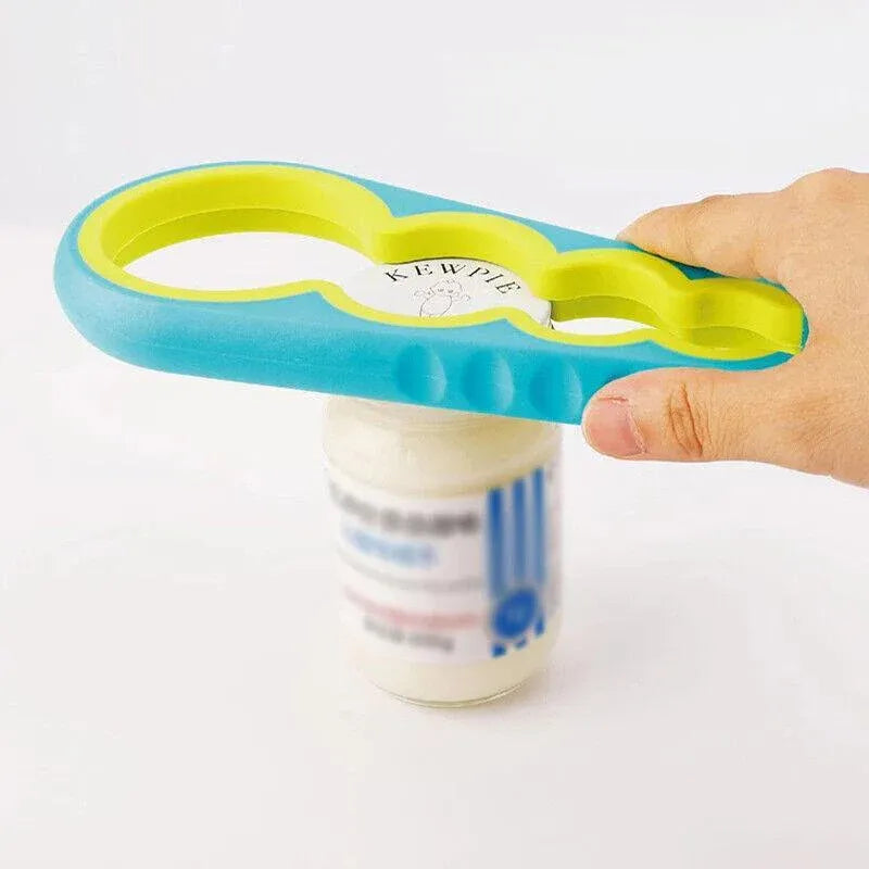 Silicone Jar Can Opener Multi-Purpose Lids Cap Arthritis Bottle Opener Easy Grip - Blue V528-BOTTLEOPENER-BLUE-89637