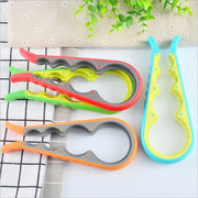 Silicone Jar Can Opener Multi-Purpose Lids Cap Arthritis Bottle Opener Easy Grip - Blue V528-BOTTLEOPENER-BLUE-89637