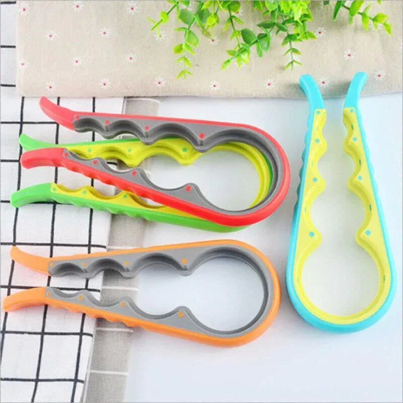 Silicone Jar Can Opener Multi-Purpose Lids Cap Arthritis Bottle Opener Easy Grip - Blue V528-BOTTLEOPENER-BLUE-89637