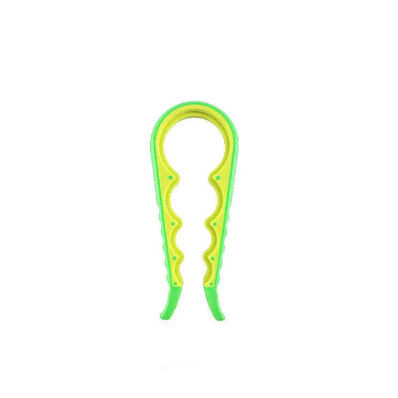 Silicone Jar Can Opener Multi-Purpose Lids Cap Arthritis Bottle Opener Easy Grip - Green V528-BOTTLEOPENER-GREEN-22300