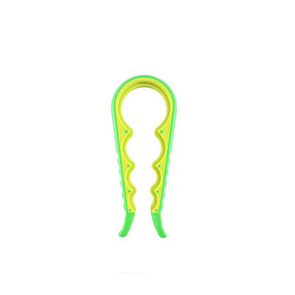 Silicone Jar Can Opener Multi-Purpose Lids Cap Arthritis Bottle Opener Easy Grip - Green V528-BOTTLEOPENER-GREEN-22300