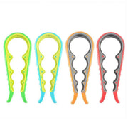 Silicone Jar Can Opener Multi-Purpose Lids Cap Arthritis Bottle Opener Easy Grip - Green V528-BOTTLEOPENER-GREEN-22300