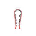 Silicone Jar Can Opener Multi-Purpose Lids Cap Arthritis Bottle Opener Easy Grip - Red V528-BOTTLEOPENER-RED-14590