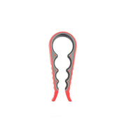 Silicone Jar Can Opener Multi-Purpose Lids Cap Arthritis Bottle Opener Easy Grip - Red V528-BOTTLEOPENER-RED-14590