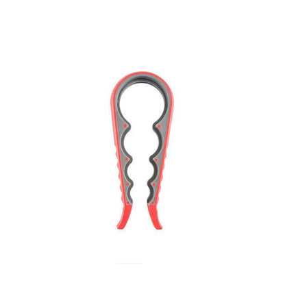 Silicone Jar Can Opener Multi-Purpose Lids Cap Arthritis Bottle Opener Easy Grip - Red V528-BOTTLEOPENER-RED-14590