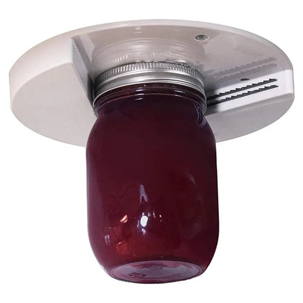 Under Cabinet Jar Opener Undermount Multipurpose Lid Gripper Bottle Opener Tools V528-BOTTLEOPENER-WHITE-5422236