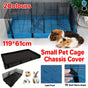 Waterproof Small Pet Crate Sump Cover Dirt Resistant Mat Easy to Clean Protector - Black V528-BOTTOM-COVER-BLACK-227487