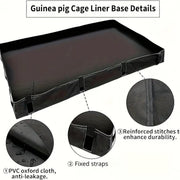 Waterproof Small Pet Crate Sump Cover Dirt Resistant Mat Easy to Clean Protector - Black V528-BOTTOM-COVER-BLACK-227487