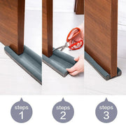 Door Bottom Seal Draft Stopper Guard Threshold Sealing Strip Wind Dust Protector - Grey V528-BOTTOMSEALING-GREY-726209