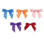 50pcs Bow Gift Packaging Sealing Tie Drawstring Baking Wrap Bag Decorative Ties - Orange V528-BOWKNOT-ORANGE-50PCS-25-650268