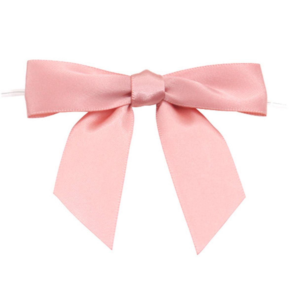 50pcs Bow Gift Packaging Sealing Tie Drawstring Baking Wrap Bag Decorative Ties - Orange V528-BOWKNOT-ORANGE-50PCS-25-650268