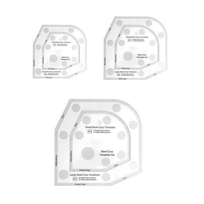 Quilting Ruler Bowl Mat Table Placemat Cozy Acrylic Durable Patchwork Craft Tool V528-BOWL-COZY-3PCS-791452