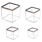 10pcs Clear Acrylic Plastic Boxes Square Storage Containers for Food Small Item - 10pcs-75-75-75 V528-BOX-10PCS-75-75-75-761422