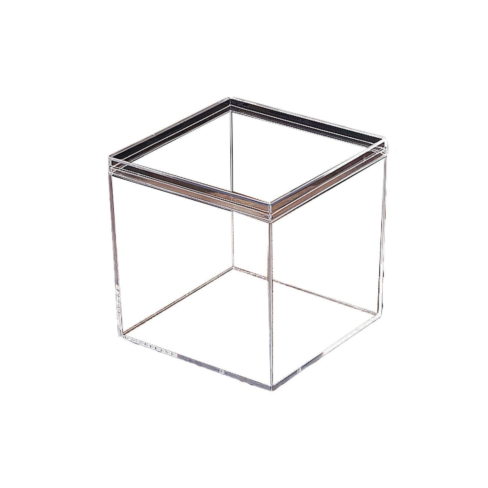 10pcs Clear Acrylic Plastic Boxes Square Storage Containers for Food Small Item - 10pcs-75-75-75 V528-BOX-10PCS-75-75-75-761422