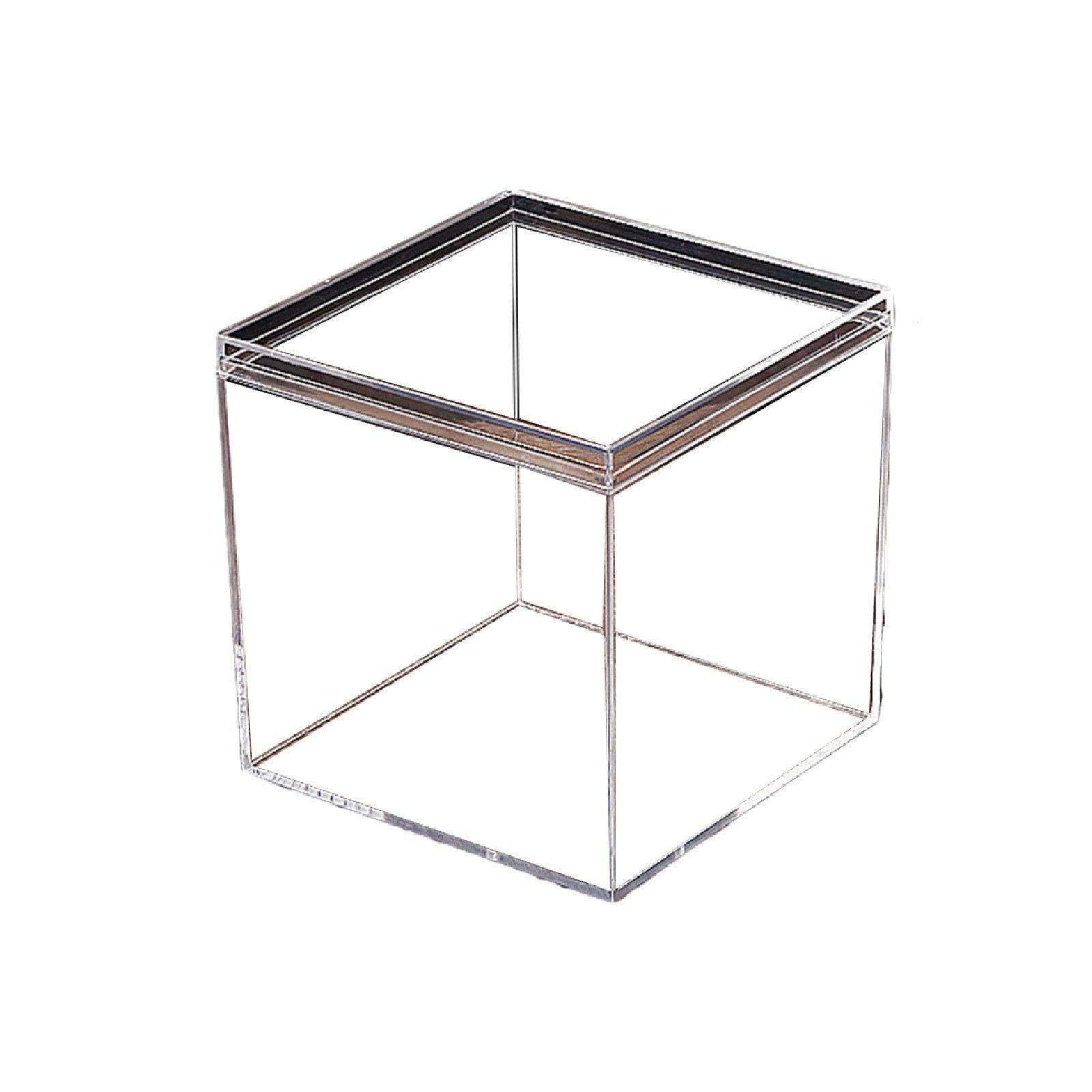 10pcs Clear Acrylic Plastic Boxes Square Storage Containers for Food Small Item - 10pcs-75-75-75 V528-BOX-10PCS-75-75-75-761422
