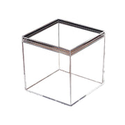10pcs Clear Acrylic Plastic Boxes Square Storage Containers for Food Small Item - 10pcs-75-75-75 V528-BOX-10PCS-75-75-75-761422
