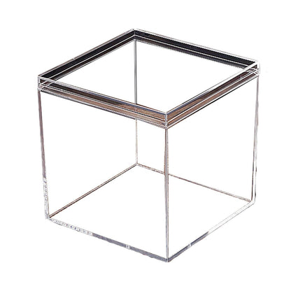10pcs Clear Acrylic Plastic Boxes Square Storage Containers for Food Small Item - 10pcs-75-75-75 V528-BOX-10PCS-75-75-75-761422