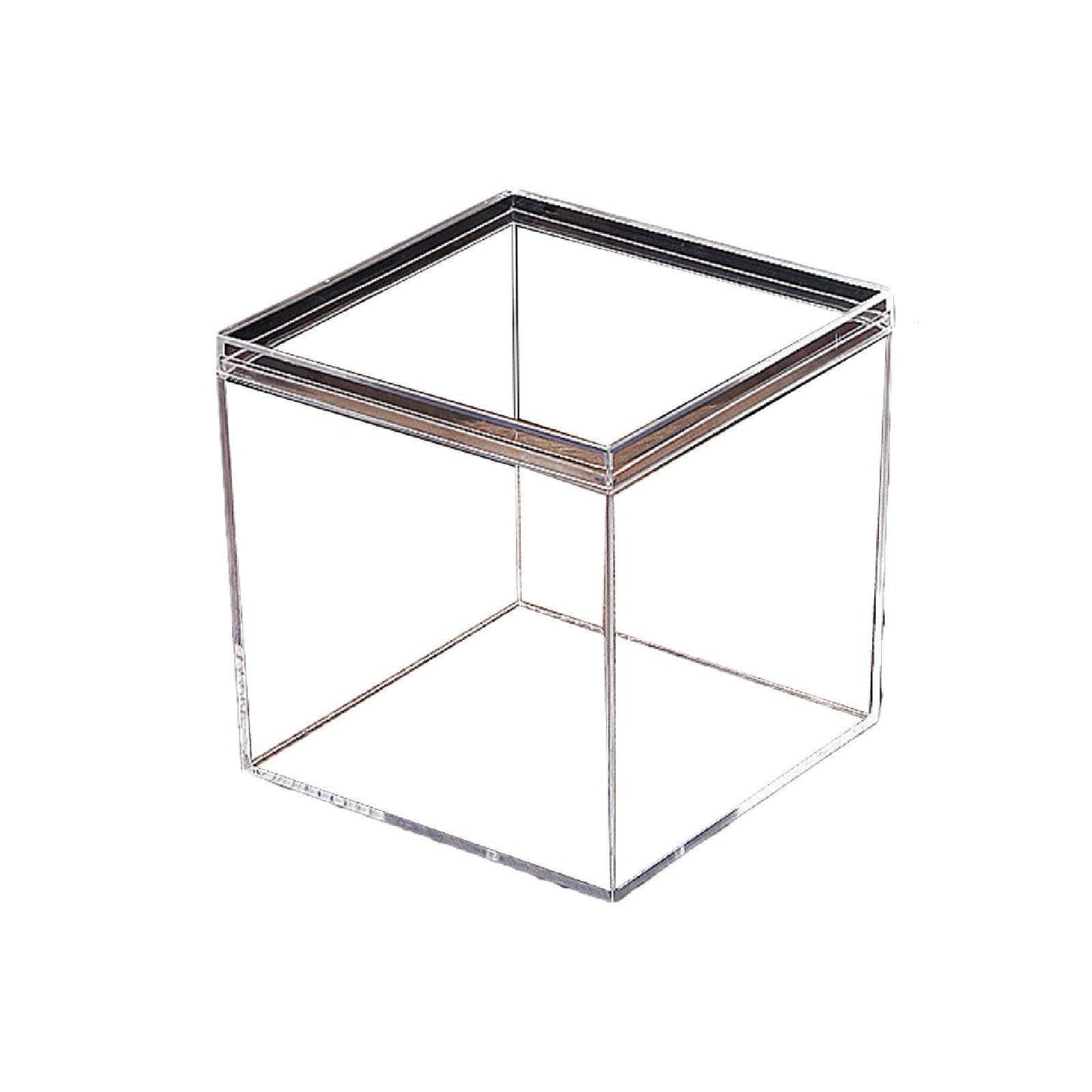 10pcs Clear Acrylic Plastic Boxes Square Storage Containers for Food Small Item - 10pcs-85-85-85 V528-BOX-10PCS-85-85-85-623205