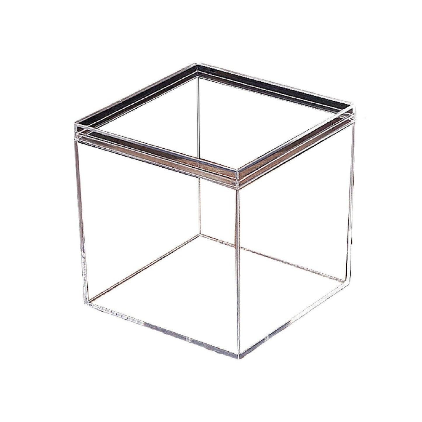 10pcs Clear Acrylic Plastic Boxes Square Storage Containers for Food Small Item - 10pcs-85-85-85 V528-BOX-10PCS-85-85-85-623205