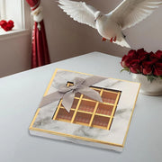 25X Valentines Day 9/12Grids Chocolate Box Gourmet Desserts Gift Display Window - Gray 9Grids-12-12-4-25pcs V528-BOX-12-12-4-25PCS-GREY-681523