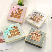 25X Valentines Day 9/12Grids Chocolate Box Gourmet Desserts Gift Display Window - Gray 9Grids-12-12-4-25pcs V528-BOX-12-12-4-25PCS-GREY-681523