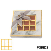 25X Valentines Day 9/12Grids Chocolate Box Gourmet Desserts Gift Display Window - Gray 9Grids-12-12-4-25pcs V528-BOX-12-12-4-25PCS-GREY-681523