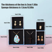 20PCS Cloud Jewelry Box Earrings Necklace Ring Bracelet DisplayOrganizer - 9*9*3cm(Box) V528-BOX-20PCS-9-9-3-456325