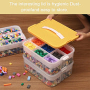 3Layer Storage Box Large Capacity Toy Organizer Building Block Storage Container - Green V528-BOX-3-GREEN-327168