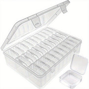31PCS Plastic Home Storage Box Transparent Desktop Organizer Jewelry Beads Box V528-BOX-30PCS-573506