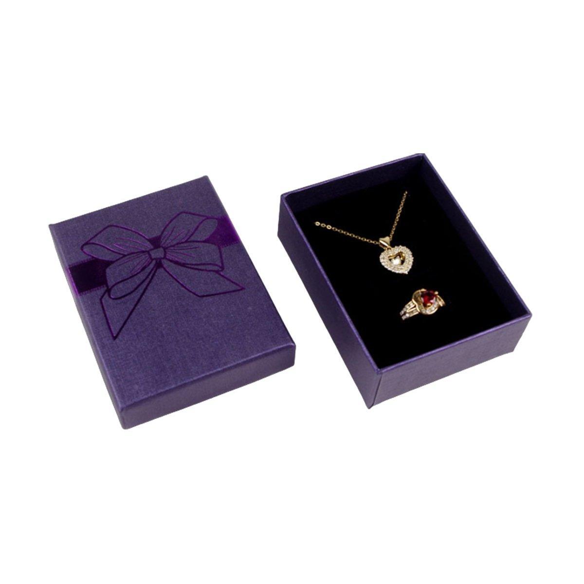 32pcs Jewelry Storage Box Necklace Pendant Ring Organizer Gift Packaging - Blue V528-BOX-32PCS-BLUE-183819