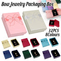 32pcs Jewelry Storage Box Necklace Pendant Ring Organizer Gift Packaging - Grey V528-BOX-32PCS-GREY-246401