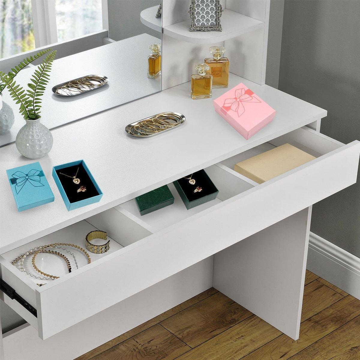 32pcs Jewelry Storage Box Necklace Pendant Ring Organizer Gift Packaging - Grey V528-BOX-32PCS-GREY-246401