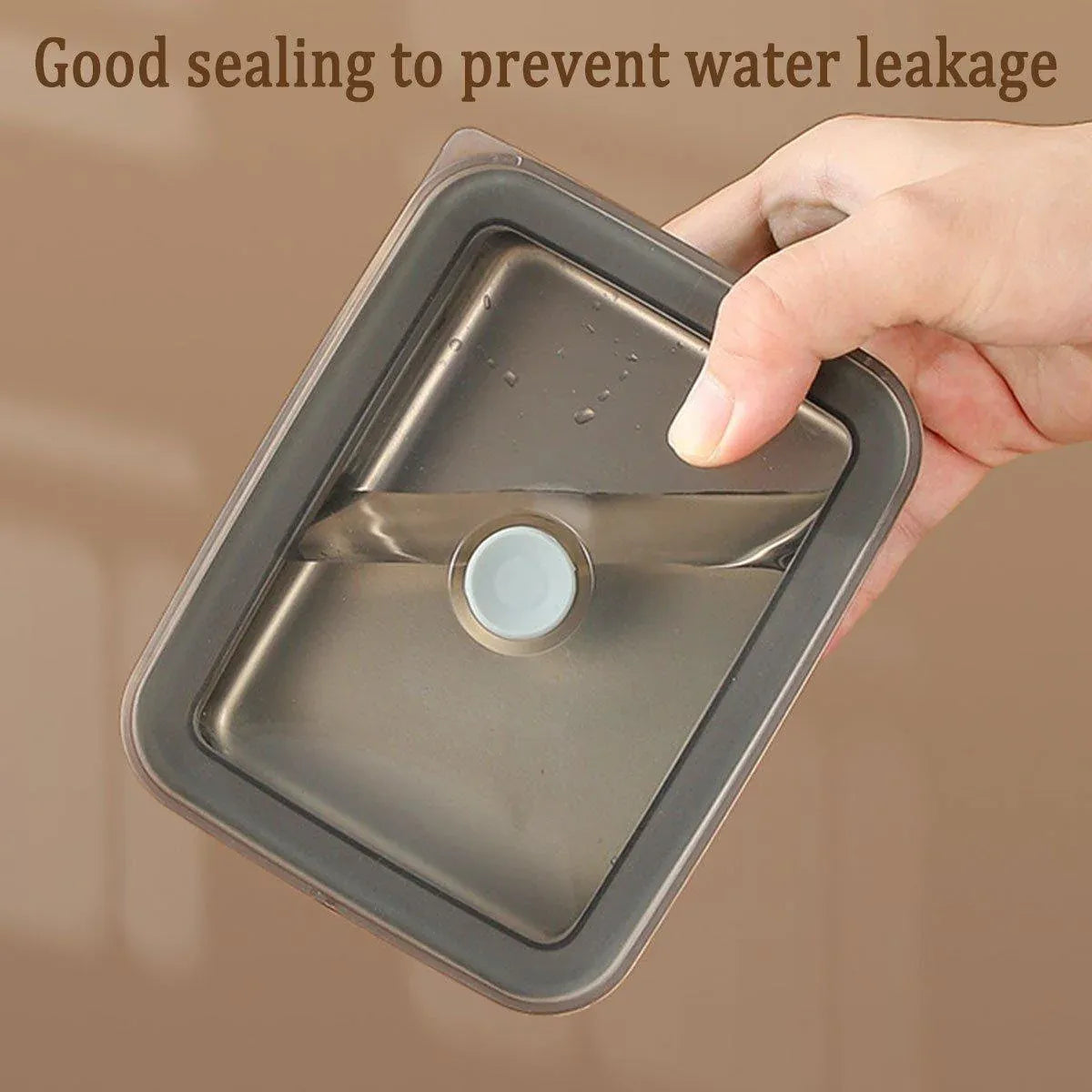 4pcs Sealed Crisper Food Storage Container Set Bento Box Refrigerator Organizer V528-BOX-4PCS-577504