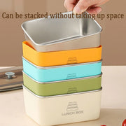 4pcs Sealed Crisper Food Storage Container Set Bento Box Refrigerator Organizer V528-BOX-4PCS-577504