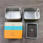 4pcs Sealed Crisper Food Storage Container Set Bento Box Refrigerator Organizer V528-BOX-4PCS-577504