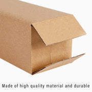 50pcs Long Strip Carton Flat Square Durable Shipping Boxes for Packaging Storage - 10cm x 10cm x 42cm V528-BOX-50PCS-100-420-975843