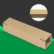 50pcs Long Strip Carton Flat Square Durable Shipping Boxes for Packaging Storage - 10cm x 10cm x 42cm V528-BOX-50PCS-100-420-975843
