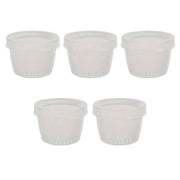 5pcs Plastic Storage Containers with Lids Refrigerator Organizer Box for Kitchen V528-BOX-5PCS-496658